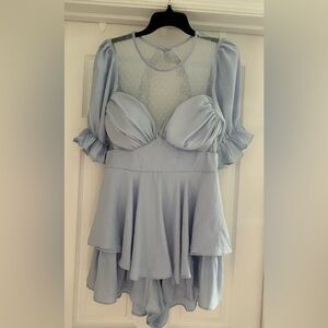 @Balance Light Blue Romper Size L
